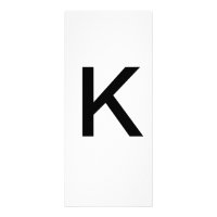 Alfabet Letter K Leren Onderwijs Kaart