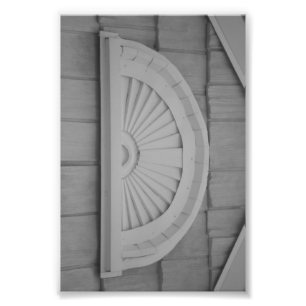 Alfabet Letter Photography D1 Black en White 4x6 Foto Afdruk