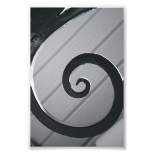 Alfabet Letter Photography G3 Black en White 4x6 Foto Afdruk