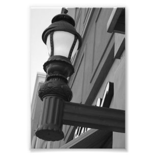 Alfabet Letter Photography L8 Black en White 4x6 Foto Afdruk