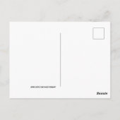Alfabet Letters Cute Animals Educational Briefkaart (Achterkant)
