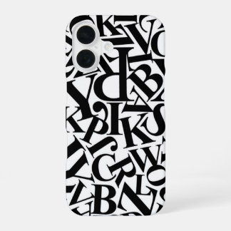 Alfabet Letters iPhone 16 Hoesje