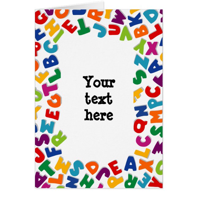 Alfabet Lijst (Voorkant)