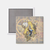 Alfabet, Monogram A Magneet (Voorkant / Achterkant)