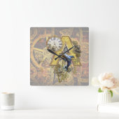 Alfabet, Monogram A Vierkante Klok (Huis)