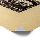  alfabet/Monogrammen Poster (Hoek)