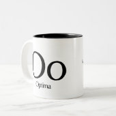 Alfabet of Typography Mok - Optima Mok (Voorkant links)