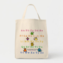 alfabet - omslag - kruidzak tote bag