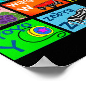 Alfabet pagina 2 poster (Hoek)