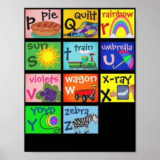 Alfabet pagina 2 poster (Voorkant)