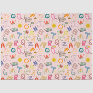 Alfabet-party Tissuepapier