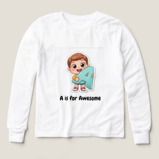 Alfabet Positief Kids Ontwerp – A is voor Awesome
