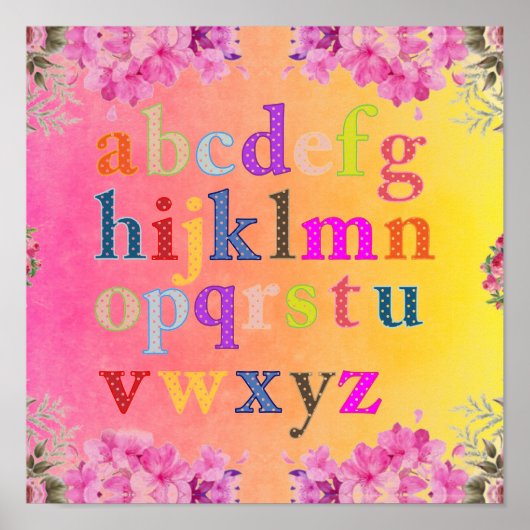 Alfabet Poster (Voorkant)