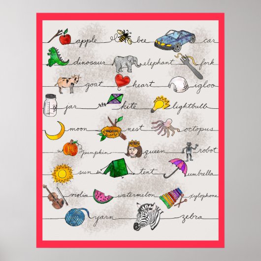 Alfabet Poster (Voorkant)