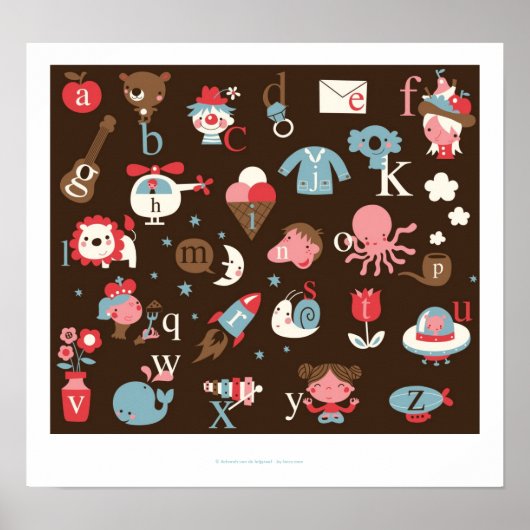 Alfabet poster (Voorkant)