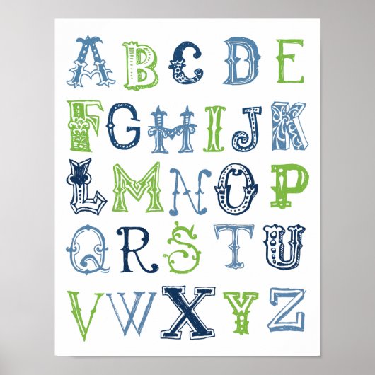Alfabet Poster (Voorkant)