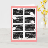 alfabet raad kaart (Gele Bloem)