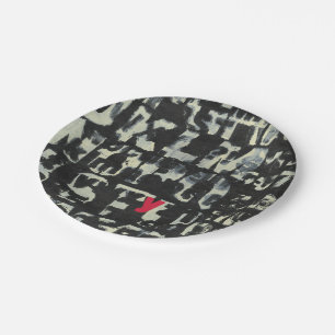 Alfabet schilderen door Norman Wyatt Papieren Bordje