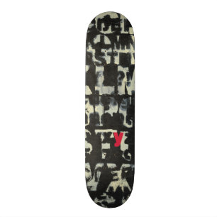 Alfabet Schilderij door Norman Wyatt Skateboard