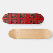 Alfabet skateboard uit de 16e eeuw (Horizontaal)
