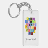 Alfabet Sleutelhanger (Voorkant Links)