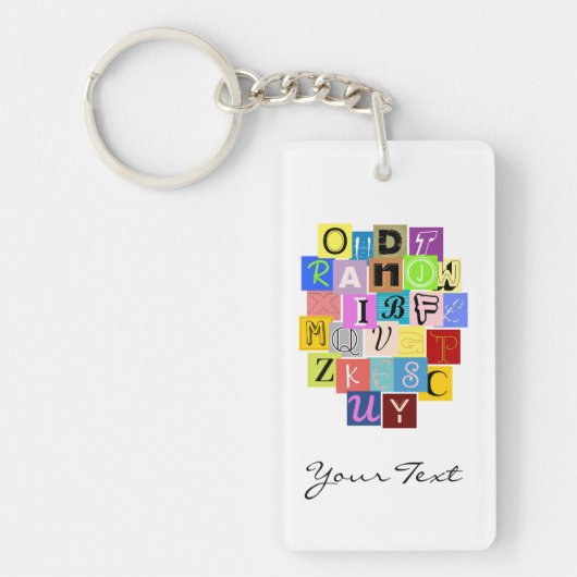 Alfabet Sleutelhanger (Voorkant)
