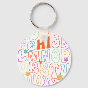 alfabet sleutelhanger