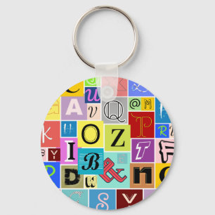 Alfabet Sleutelhanger