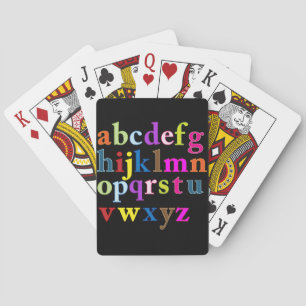 Alfabet speelkaarten