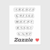 Alfabet Sticker (Vel)