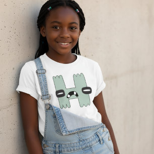 Alfabet T-shirt Letter H