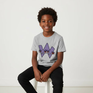 Alfabet T-shirt Letter W