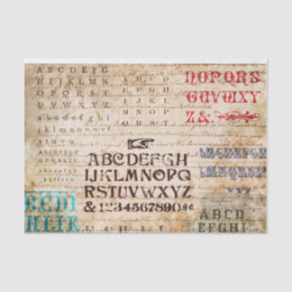 Alfabet Tissuepapier