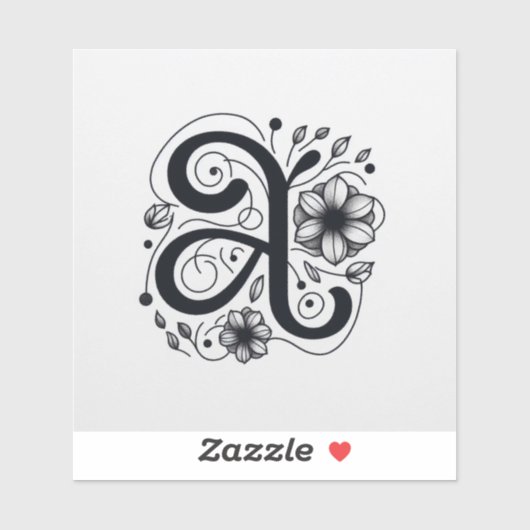 Alfabet versieringen Custom Vinyl Letter Sticker" Sticker (Vel)