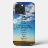 Alfabet-vliegtuig Case-Mate iPhone case (Achterkant)