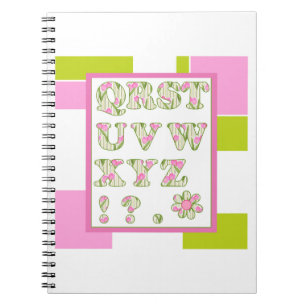 Alfabet voor kinderen, leer het alfabet, ABC Notitieboek