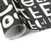Alfabet wrapping papier ontwerp (Rol Hoek)
