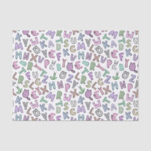 Alfabeteketters Tissuepapier