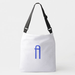 alfabetisch A Crossbody Tas