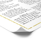 Alfabetisch weddenschap poster (Hoek)