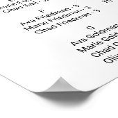 Alfabetische kalligrafie poster (Hoek)