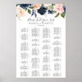 Alfabetische zeegrijzingsgrafiek poster (Voorkant)