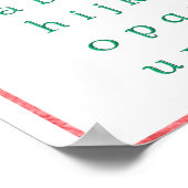 Alfabetposter Poster (Hoek)