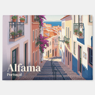 Alfama District Portugal Magneet