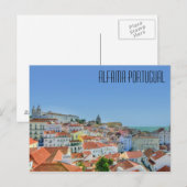 Alfama Portugal Briefkaart (Voorkant / Achterkant)