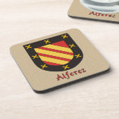 Alferez Family Shield Onderzetter (Linkerzijde)