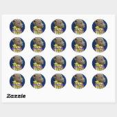 Alfie beer ronde sticker (Vel)