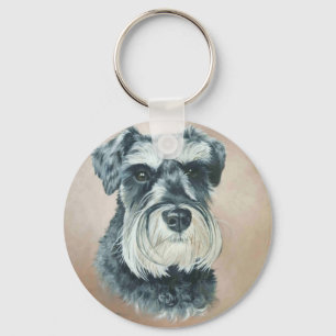 Alfie - miniatuur schnauzer sleutelhanger