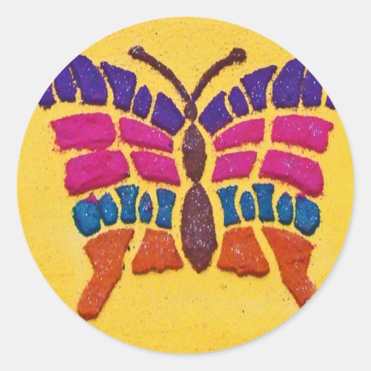 Alfombras de La Antigua 10 Ronde Sticker (Voorkant)