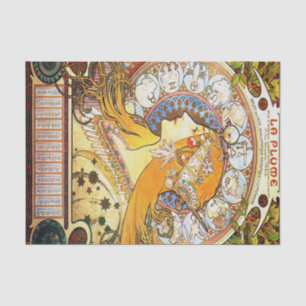 Alfons Mucha 1896 Zodiac Tissuepapier